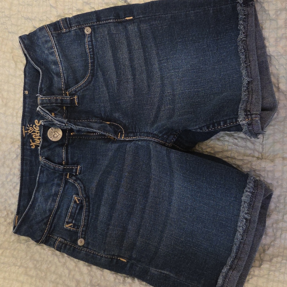 Blue Denim Women Shorts